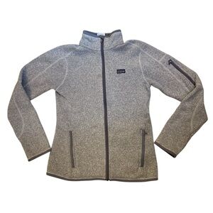 Patagonia Women's Better Sweater Fleece Jacket in a light gray S